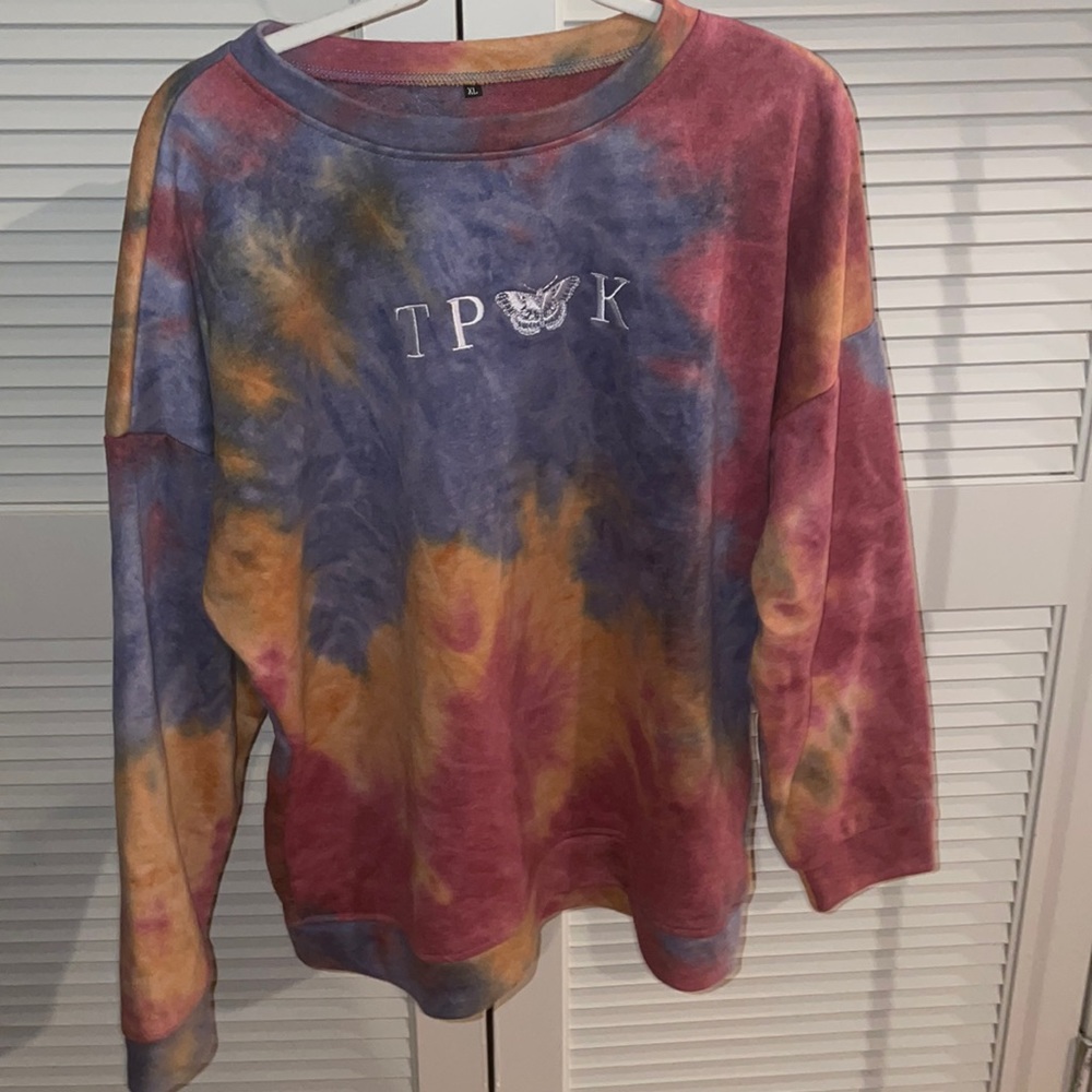 TPWK Terrycloth Tiedye Crew Neck